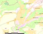 Map commune FR insee code 54323